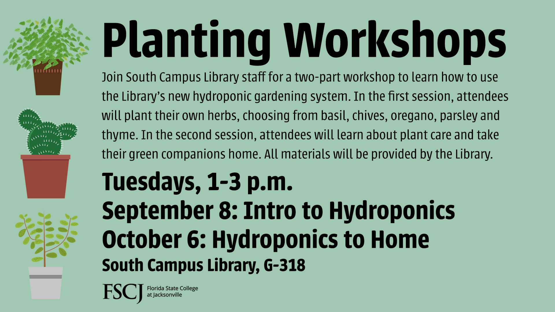 Planting Workshops at South Campus